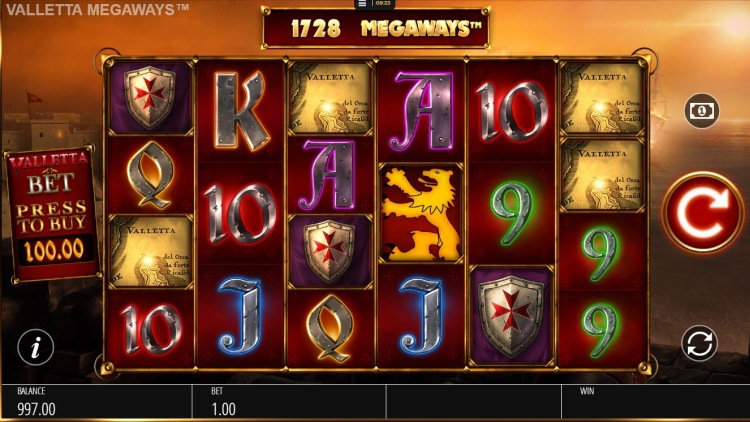 Игровой автомат «Valletta Megaways» — в казино Вулкан на деньги