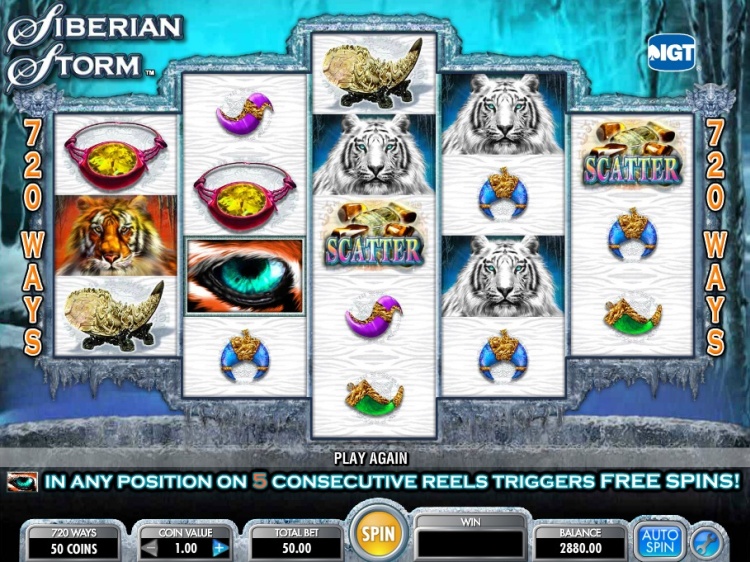Онлайн слоты «Siberian Storm» в казино Вулкан Гранд